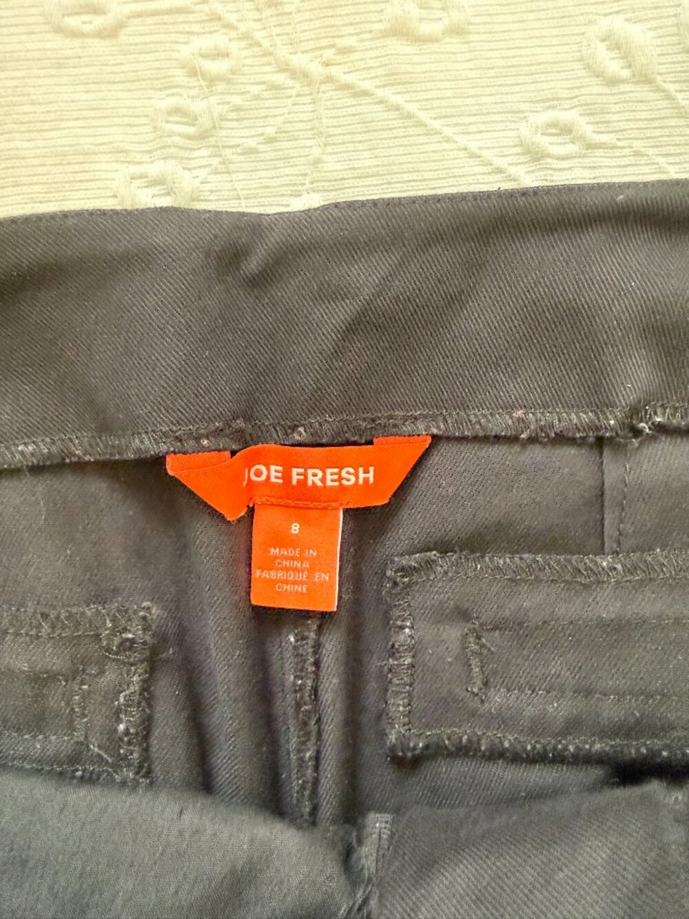 🛍️ 3/10 Joe Fresh Black Dress Pants Size 8 - Picture 2 of 4